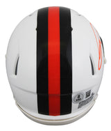 Browns Quinshon Judkins Signed 2023 On-Field Alt Speed Mini Helmet BAS Witnessed