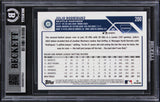 Mariners Julio Rodriguez Signed 2023 Topps Chrome #200 Card Auto 10! BAS Slabbed