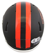 Browns Quinshon Judkins Signed 2025 On-Field Alt Speed Mini Helmet BAS Witnessed