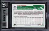 Mariners Julio Rodriguez Signed 2023 Topps Holiday #H26 Card Auto 10! BAS Slab