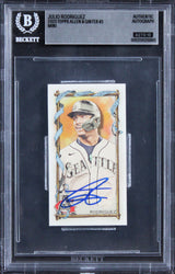 Mariners Julio Rodriguez Signed 2023 Topps A&G Mini #3 Card Auto 10! BAS Slabbed