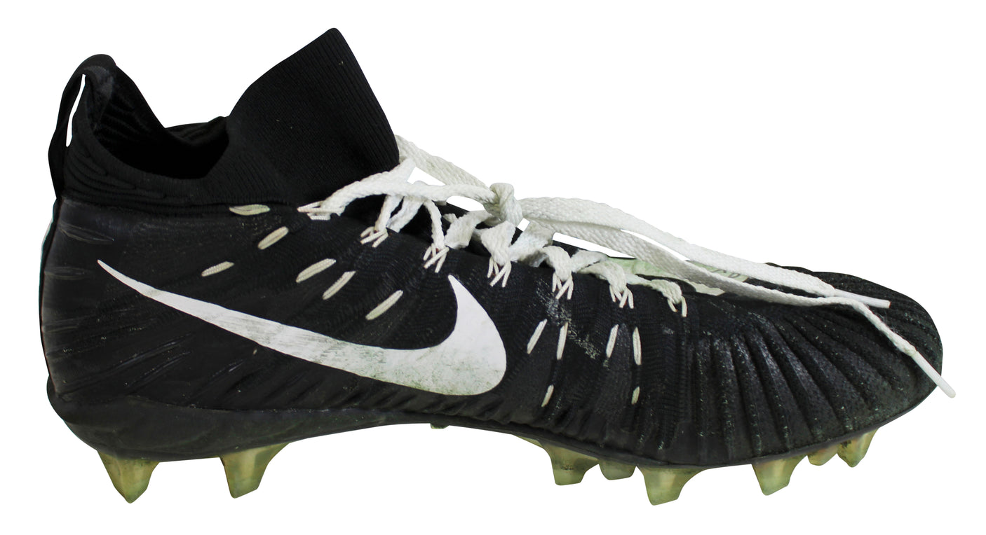 49ers Fred Warner "GU 22" Signed Game Worn Size 12 Nike Alpha Menace Cleats BAS