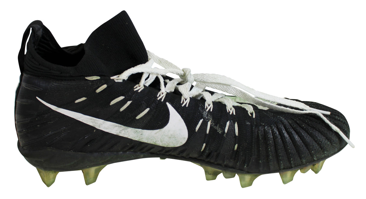 49ers Fred Warner "GU 22" Signed Game Worn Size 12 Nike Alpha Menace Cleats BAS