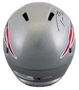 Patriots Tom Brady Authentic Signed Riddell Full Size Speed Rep Helmet Tri Star