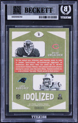 Brian Urlacher & Luke Kuechly Signed 2017 Classics #8 Card Auto 10! BAS Slabbed