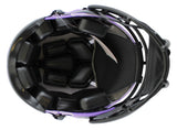 Ravens Ray Lewis "HOF 18" Signed Rave Full Size Speed Proline Helmet BAS Witness