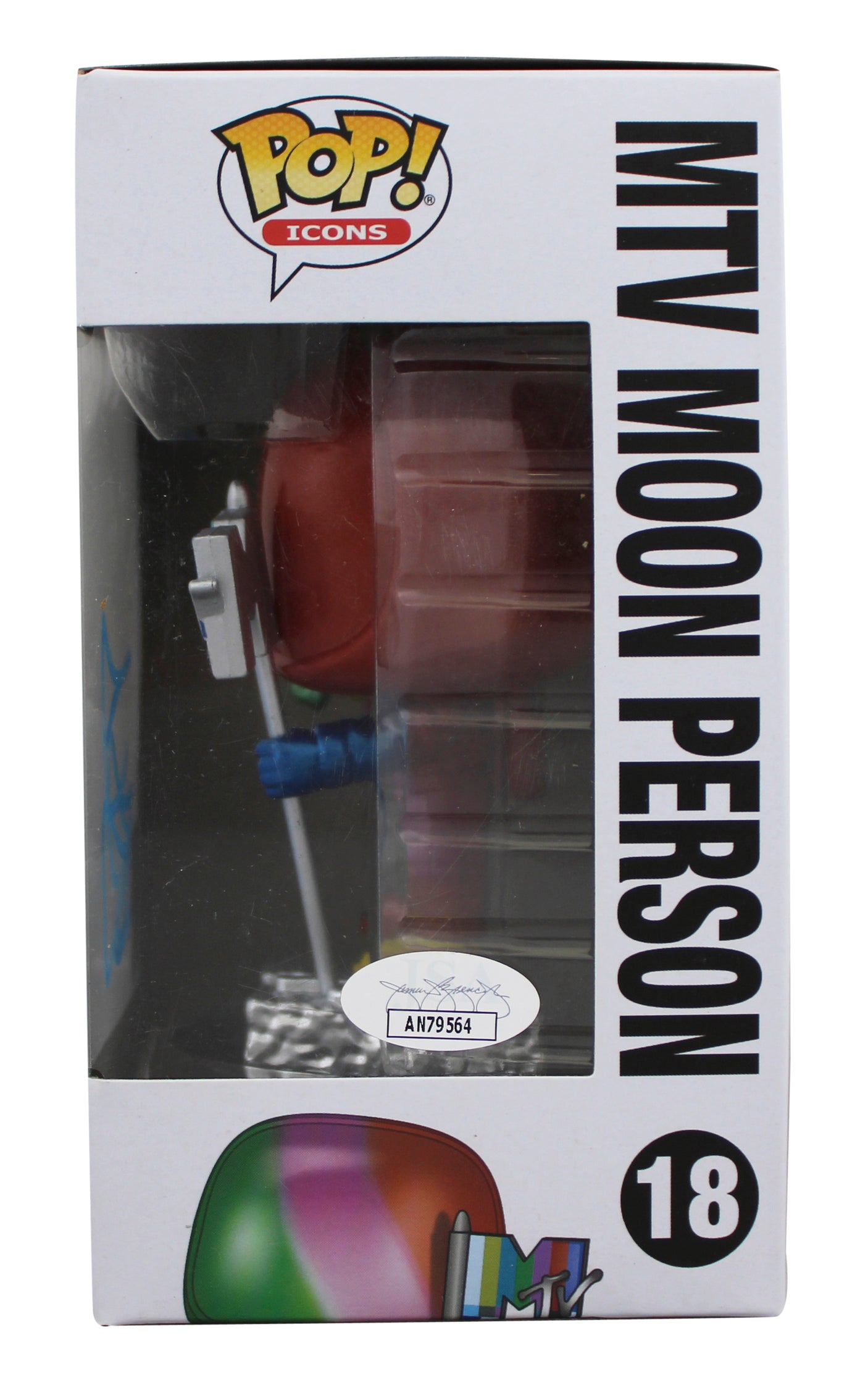 Sia Authentic Signed MTV Moon Person #18 Funko Pop Vinyl Figure JSA #AN79564