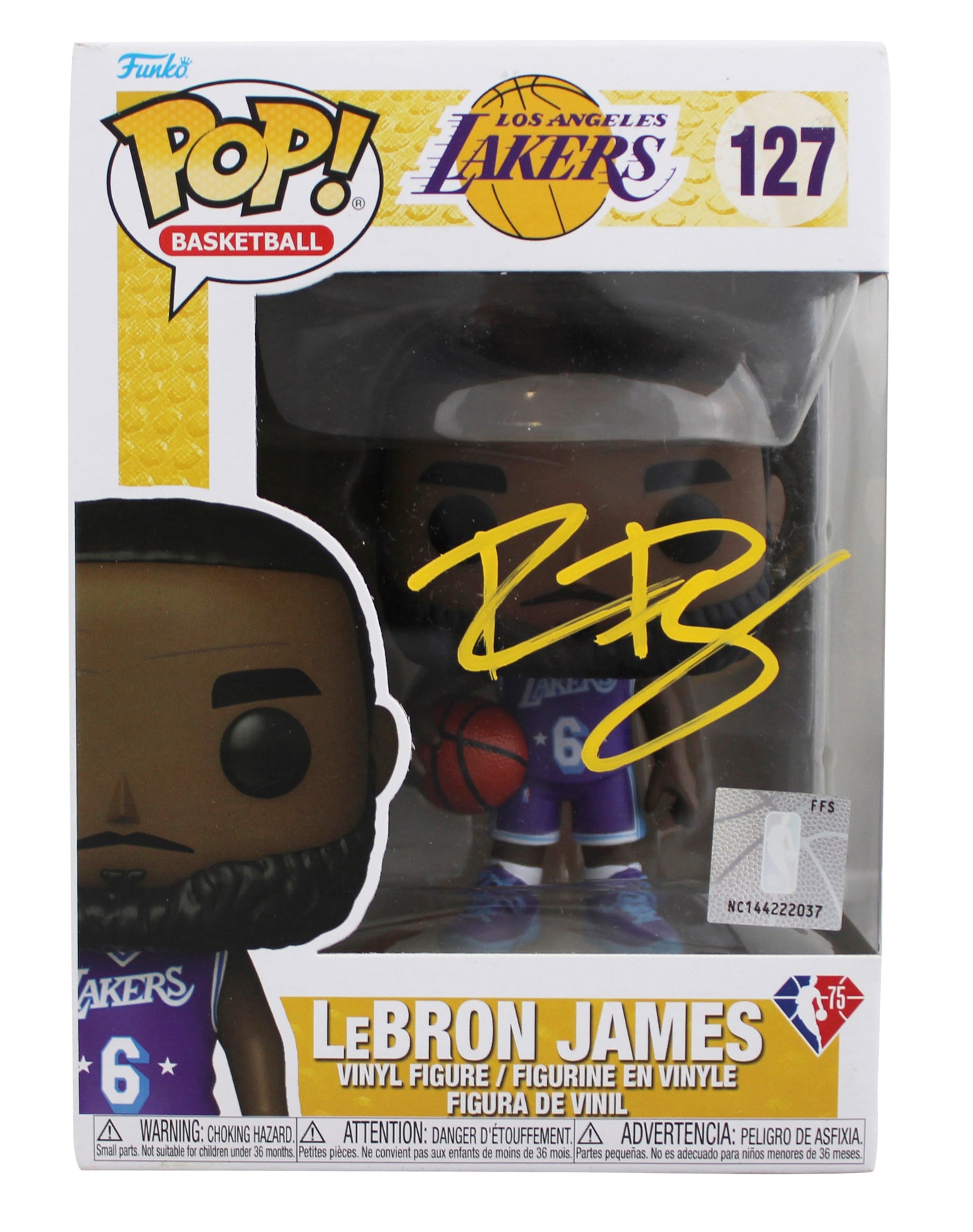 Rich Paul Authentic Signed LeBron James #127 Funko Pop Vinyl Figure JSA #CE92020