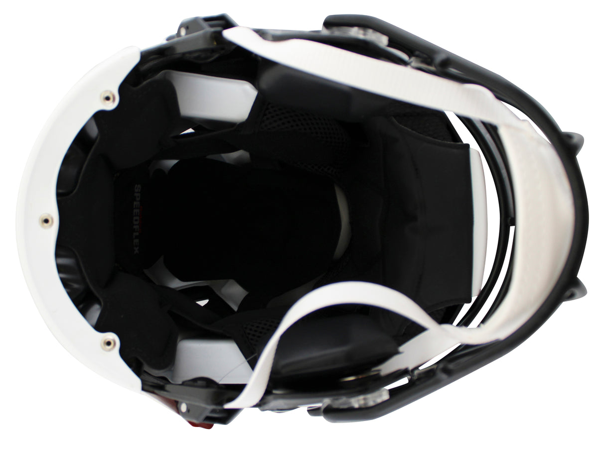 Ravens Ed Reed & Ray Lewis Signed Speed Flex Full Size Helmet BAS Witnessed