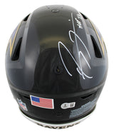 Ravens Ray Lewis "HOF 18" Signed Speed Flex Full Size Helmet BAS Witnessed