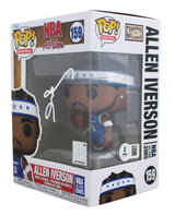 76ers Allen Iverson Signed NBA All-Star #159 Funko Pop Vinyl Figure BAS Witness