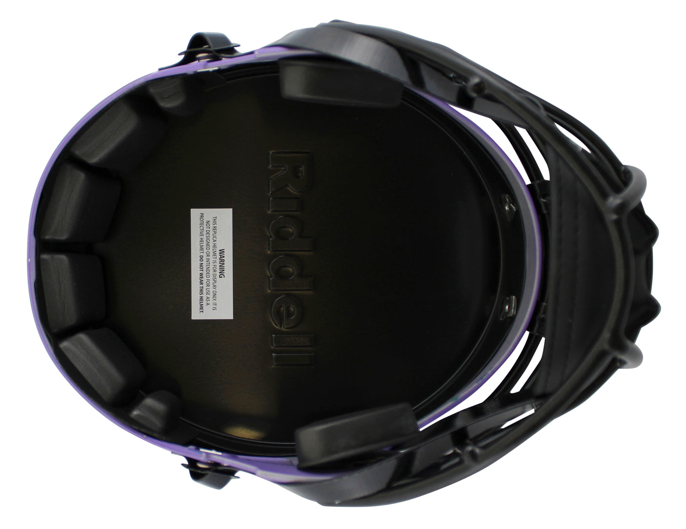 Ravens Ed Reed Authentic Signed Rave Full Size Speed Rep Helmet BAS Witnessed