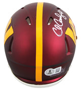 Commanders Chris Cooley Authentic Signed Speed Mini Helmet BAS Witness #1W951808