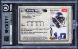 Vikings Randy Moss Signed 1998 Bowman's Best #109 Rookie Card Auto 10! BAS Slab