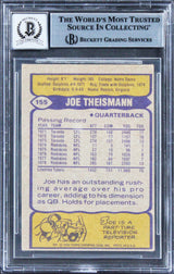 Commanders Joe Theismann Signed 1979 Topps #155 Card Auto Graded 10! BAS Slabbed