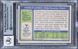Oilers Charlie Joiner "HOF 96" Signed 1972 Topps #244 Card Auto 10! BAS Slabbed