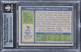 Oilers Charlie Joiner HOF 96 Authentic Signed 1972 Topps #244 Card BAS Slabbed