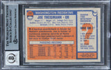Commanders Joe Theismann Signed 1976 Topps #231 Card Auto Graded 10! BAS Slabbed