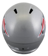 Patriots Rob Gronkowski Signed Full Size Speed Rep Helmet w/ Case Steiner