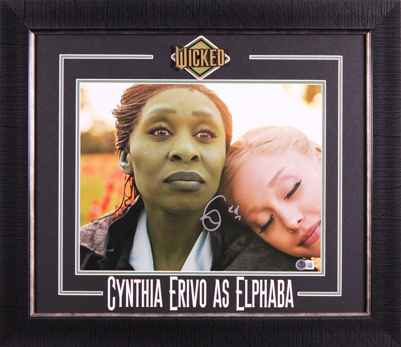 Cynthia Erivo Wicked Authentic Signed 11x14 Framed Photo BAS #BT67753