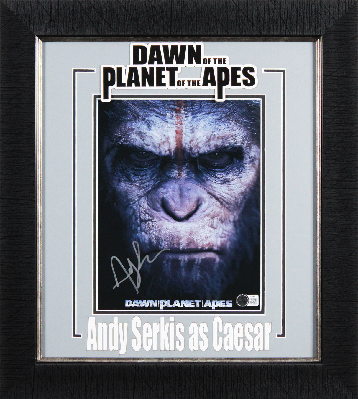 Andy Serkis Planet Of The Apes Authentic Signed 8x10 Framed Photo BAS #BT04827