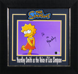 Yeardley Smith The Simpsons Authentic Signed 8x10 Framed Photo BAS #BT04819