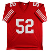 Patrick Willis Authentic Signed Red Pro Style Jersey BAS Witnessed #WP52285