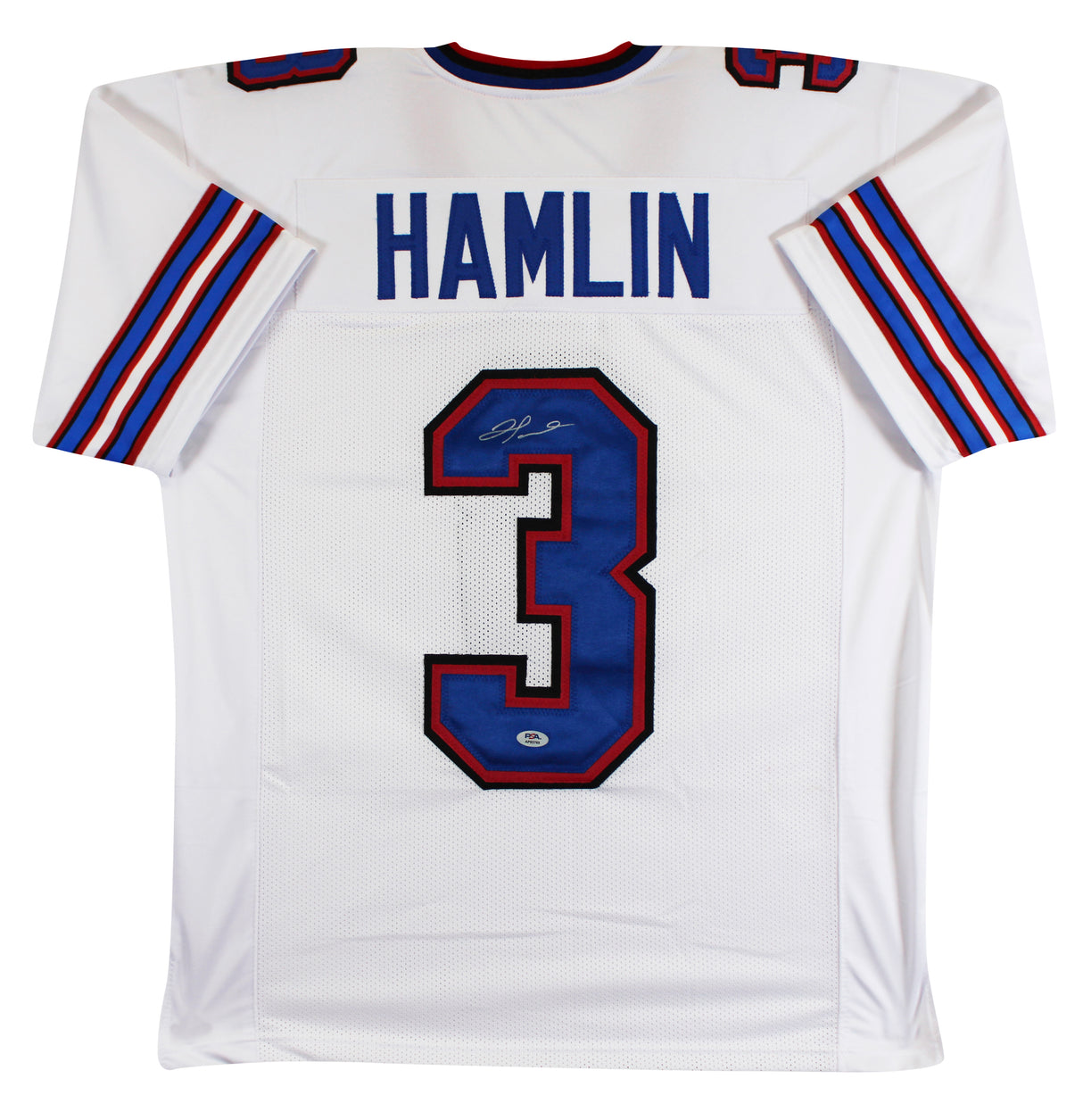 Damar Hamlin Authentic Signed White Pro Style Jersey Autographed PSA/DNA