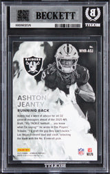 Raiders Ashton Jeanty Signed 2025 Donruss #2 Rookie Card Auto 10! BAS Slabbed