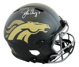 Broncos John Elway Signed STS IV Full Size Speed Proline Helmet W/ Case BAS Wit