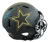 Cowboys Deion Sanders Signed STS IV Full Size Speed Rep Helmet W/ Case BAS Wit