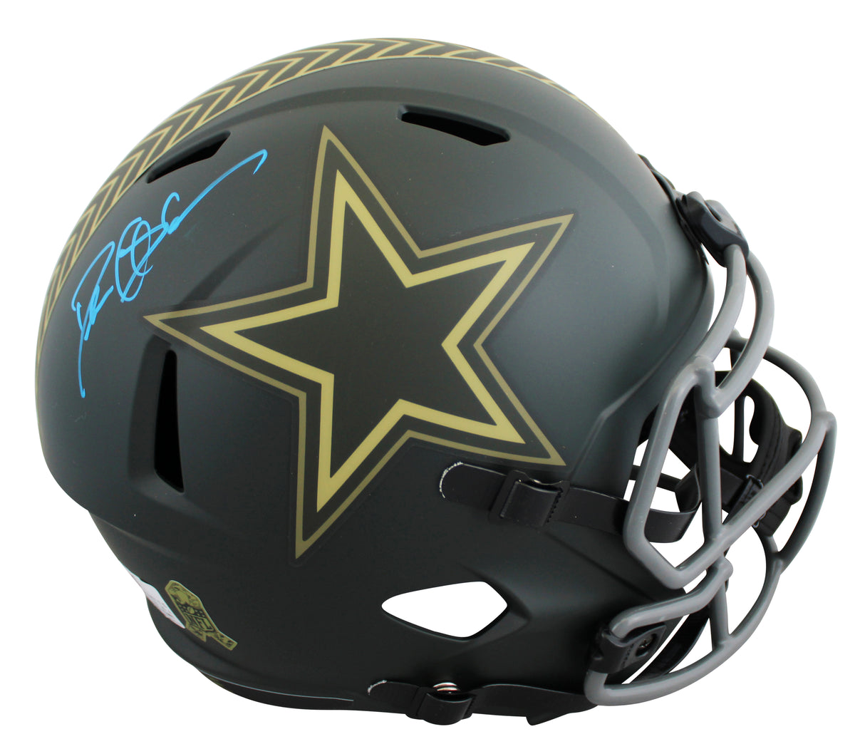 Cowboys Deion Sanders Signed STS IV Full Size Speed Rep Helmet BAS Witnessed