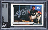 White Sox Frank Thomas Authentic 1992 Topps #555 Card Autographed BAS Slabbed