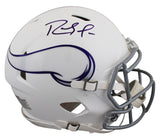 Vikings Randy Moss Signed 2024 On-Field Alt Full Size Speed Proline Helmet BAS W