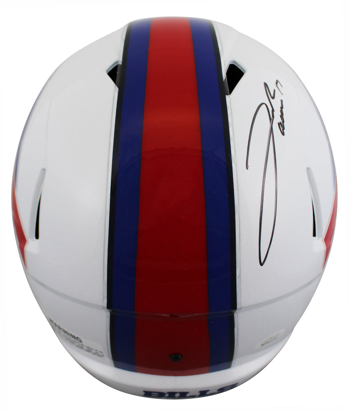 Bills Josh Allen Authentic Signed Full Size Speed Rep Helmet JSA Witnessed