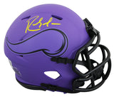 Vikings Randy Moss Authentic Signed Rave Speed Mini Helmet W/ Case BAS Witnessed