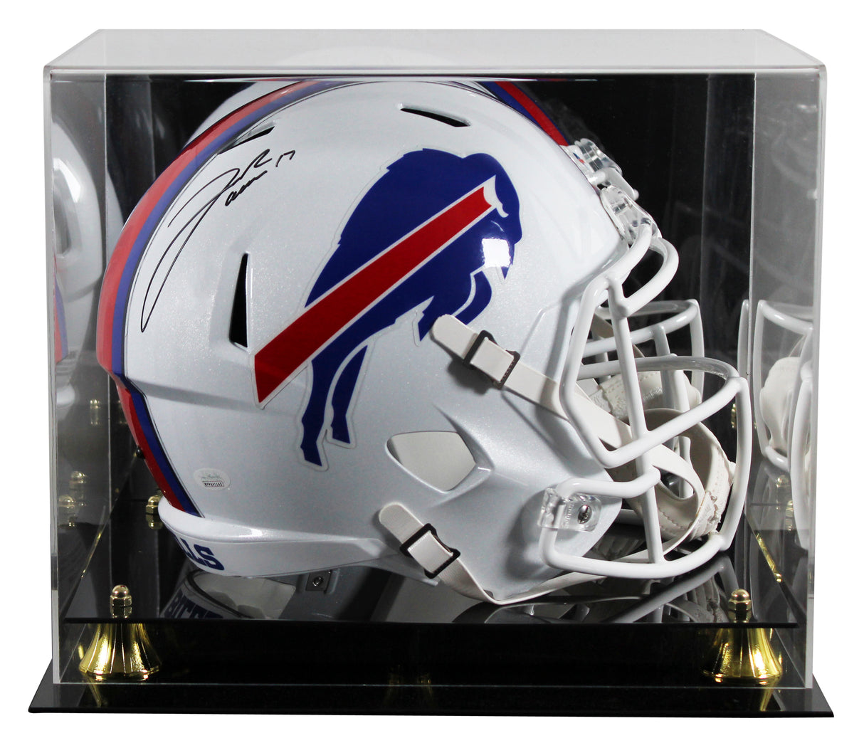 Bills Josh Allen Authentic Signed Full Size Speed Rep Helmet w/ Case JSA Witness