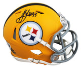 Steelers Jack Sawyer Signed 2025 On-Field Alt Speed Mini Helmet BAS Witnessed