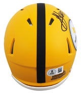 Steelers Jack Sawyer Signed 2025 On-Field Alt Speed Mini Helmet BAS Witnessed