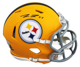 Steelers Pat Freiermuth Signed 2025 On-Field Alt Speed Mini Helmet BAS Witnessed