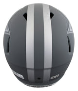 Cowboys Dak Prescott Signed Slate Full Size Speed Rep Helmet BAS Witnessed