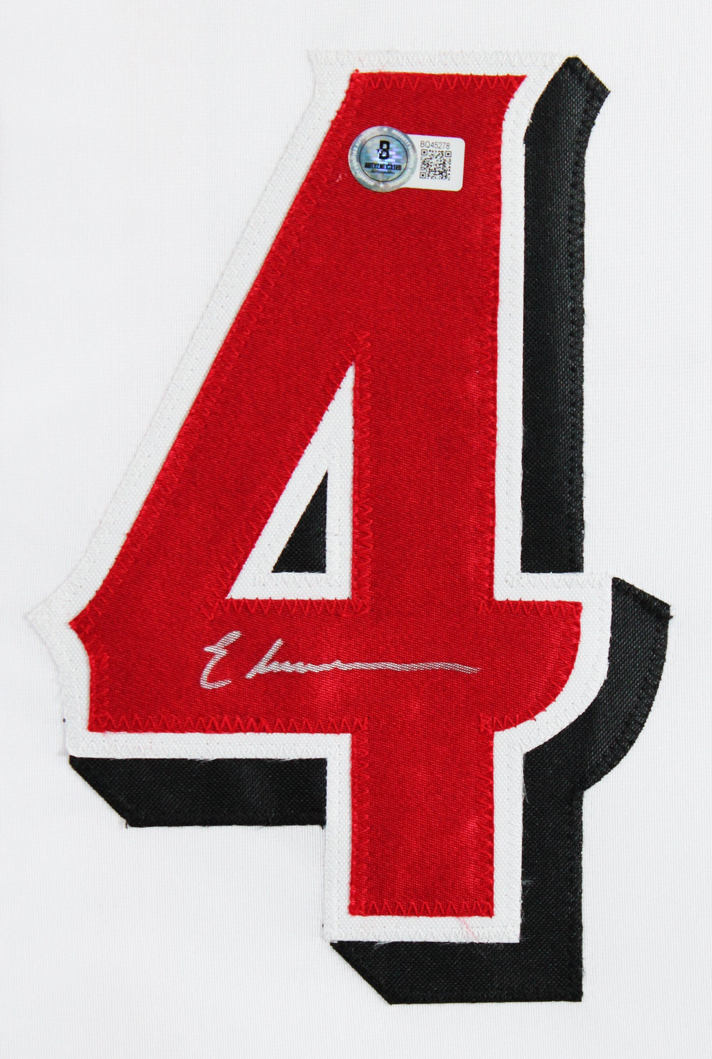 Elly De La Cruz Signed White Pro Style Framed Jersey w/ Dropshadow BAS