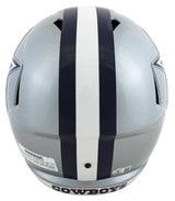 Cowboys Dak Prescott Signed Full Size Speed Rep Helmet W/ Case BAS Witnessed