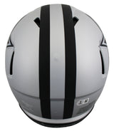 Cowboys Dak Prescott Signed Rave Full Size Speed Proline Helmet W/ Case BAS Wit