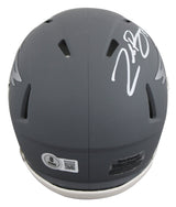 Eagles Zack Baun Authentic Signed Slate Speed Mini Helmet BAS Witnessed