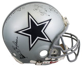 Cowboys Greats (7) Aikman, Jones, Wright +4 Signed Full Size Proline Helmet BAS