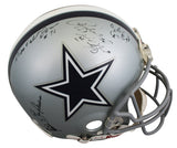 Cowboys Greats (7) Aikman, Jones, Wright +4 Signed Full Size Proline Helmet BAS