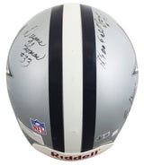 Cowboys Greats (7) Aikman, Jones, Wright +4 Signed Full Size Proline Helmet BAS