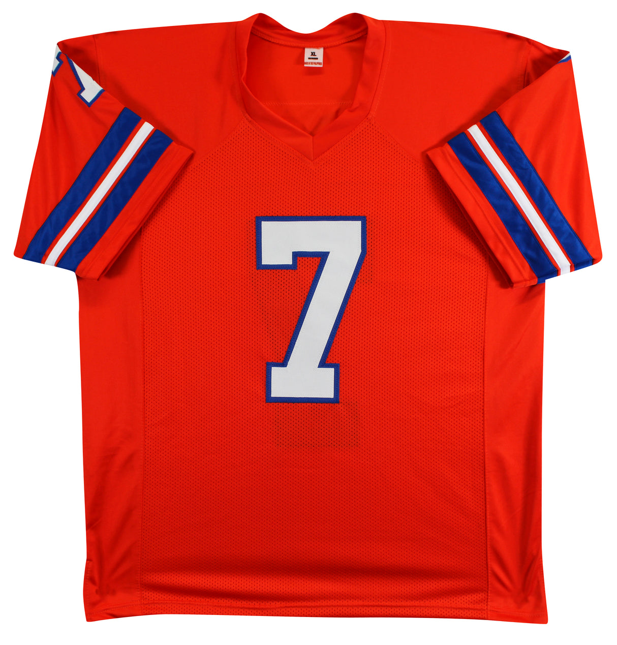 John Elway Authentic Signed Orange Throwback Pro Style Jersey BAS Witnessed 2