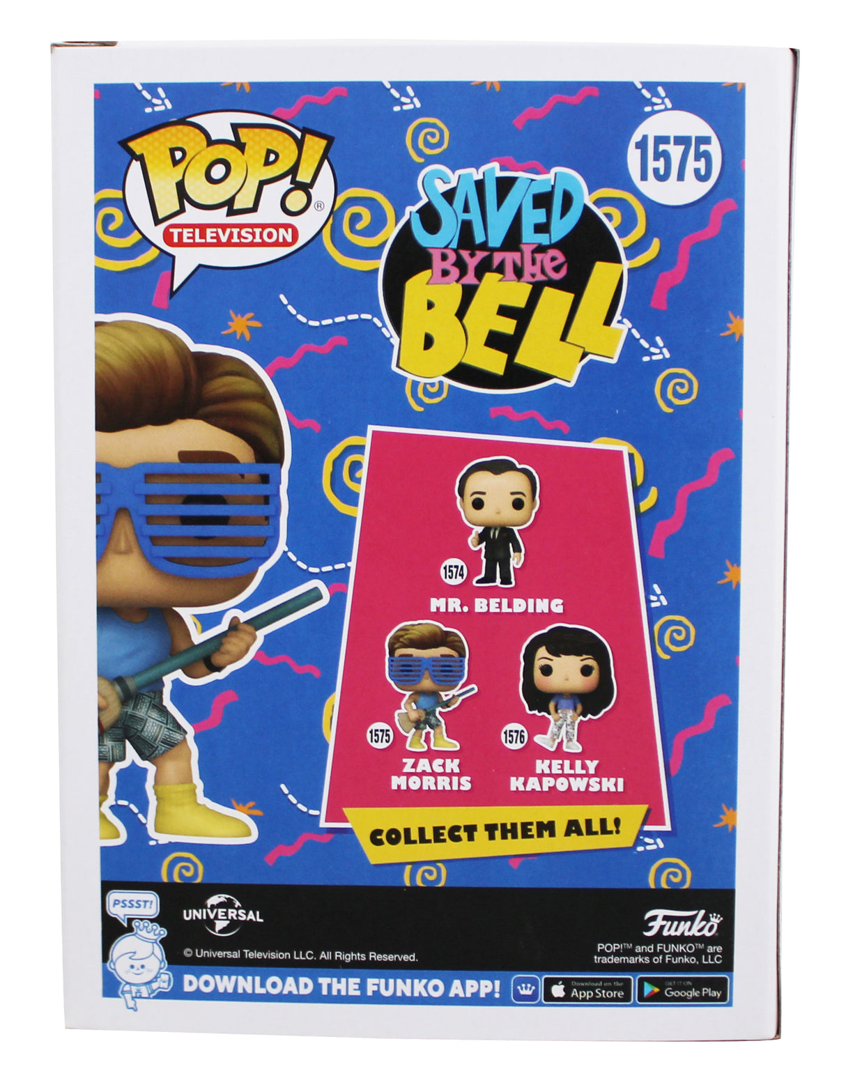 Mark-Paul Gosselaar Saved By The Bell "Zack" Signed #1575 Funko Pop Figure BAS 4